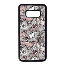 Csodaszép szürke vintage lovas mintás Samsung Galaxy S8 tok