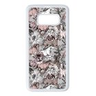 Csodaszép szürke vintage lovas mintás Samsung Galaxy S8 tok