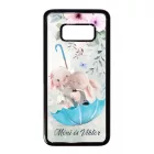 Neves cukisagok kollekcio Esernyos nyuszi szerelem Samsung Galaxy S8 tok