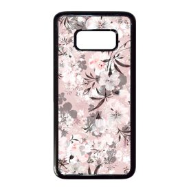 Puderpink tavaszi viragos Samsung Galaxy S8 tok