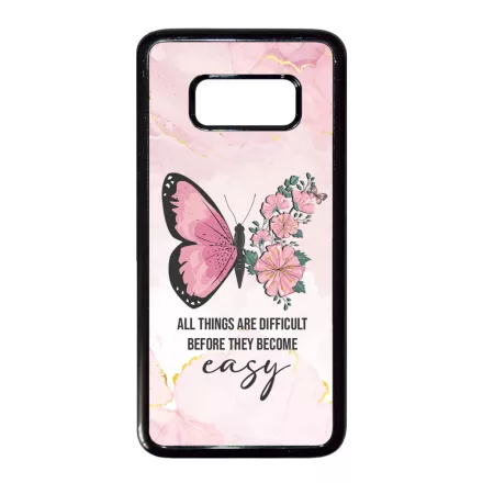 Pillango viragos motivacios Samsung Galaxy S8 tok