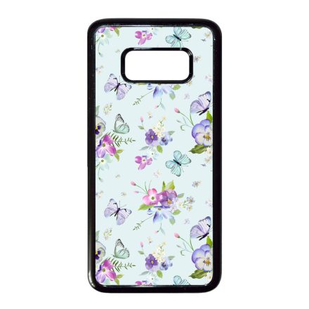 Pillangos viragzas Samsung Galaxy S8 tok