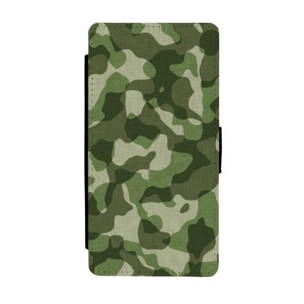 terepszin camouflage kamuflázs Samsung Galaxy S8 műbőr flip fekete tok
