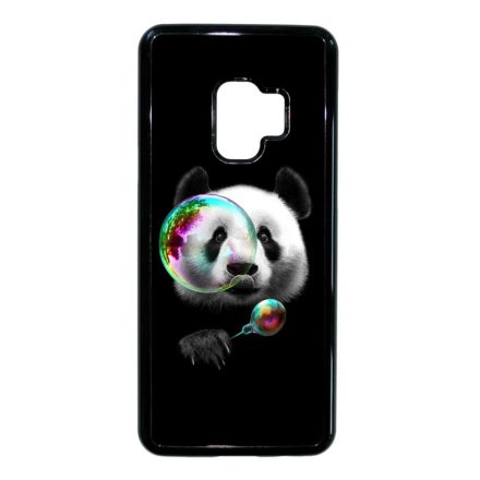 panda pandás Samsung Galaxy S9 fekete tok