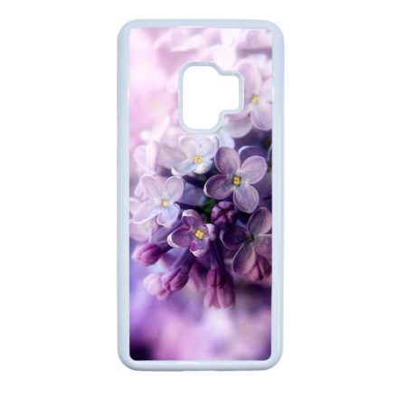 orgona tavaszi orgonás virágos Samsung Galaxy S9 fehér tok