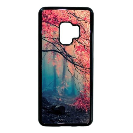 őszi erdős falevél természet Samsung Galaxy S9 fekete tok