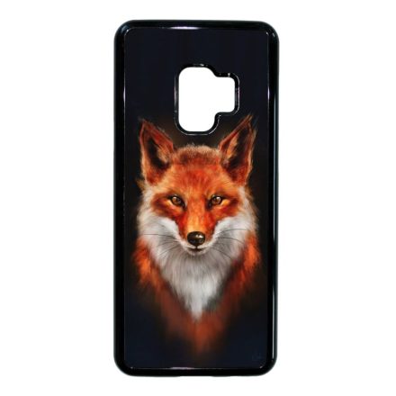 róka rókás fox Samsung Galaxy S9 fekete tok
