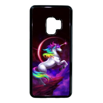 unicorn unikornis fantasy csajos Samsung Galaxy S9 fekete tok