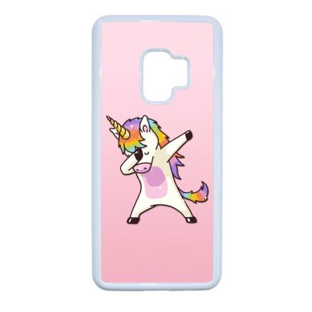 unicorn unikornis fantasy csajos Samsung Galaxy S9 fehér tok
