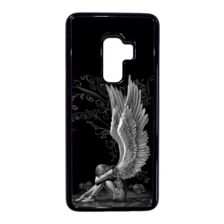 angyal angyalos fekete bukott Samsung Galaxy S9 Plus fekete tok
