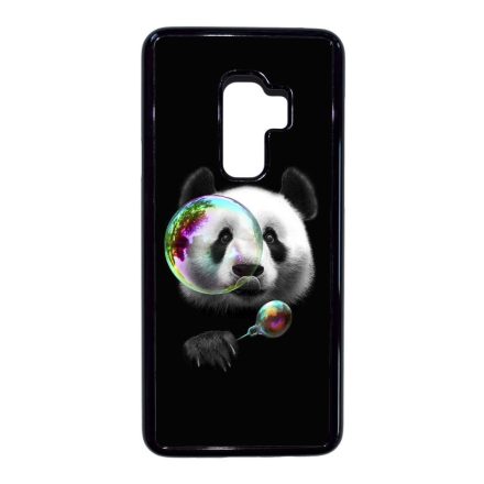 panda pandás Samsung Galaxy S9 Plus fekete tok
