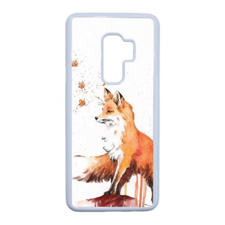 róka rókás fox Samsung Galaxy S9 Plus fehér tok