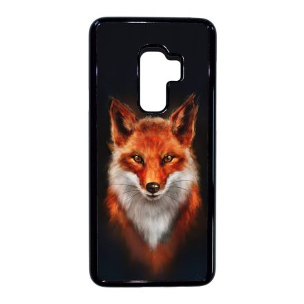 róka rókás fox Samsung Galaxy S9 Plus fekete tok