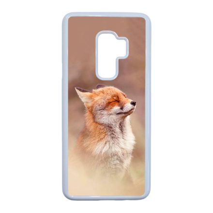 róka rókás fox Samsung Galaxy S9 Plus fehér tok