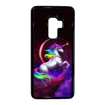 unicorn unikornis fantasy csajos Samsung Galaxy S9 Plus fekete tok