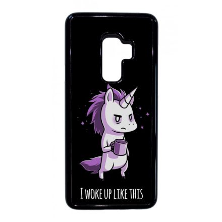 Unikornis - morcos reggel unicorn egyszarvú Samsung Galaxy S9 Plus tok