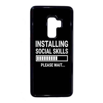 Installing social skills Antisocial Antiszocialis Meno Trendi Samsung Galaxy S9 Plus tok