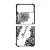 kérd a neveddel csipkés csajos Samsung Galaxy Z Flip 4 5G tok