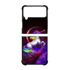 unicorn unikornis fantasy csajos Samsung Galaxy Z Flip 4 5G tok