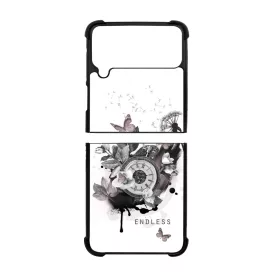 Endless - végtelen szerelem, pillangós ajándék nőknek valentin napra Samsung Galaxy Z Flip 4 5G tok