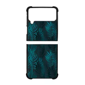 Dark Tropical - Nyári trópusi mintás Samsung Galaxy Z Flip 4 5G tok