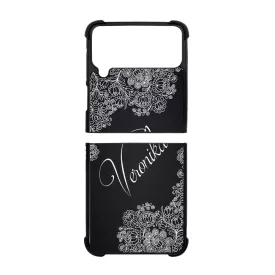 Kérd a neveddel - Matyó magyar mintás hungarian folk Samsung Galaxy Z Flip 4 5G tok