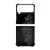 Elegant Matyó - Black magyar mintás hungarian folk Samsung Galaxy Z Flip 4 5G tok