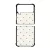 Elegáns szívecskés - CREAM - szives csajos Samsung Galaxy Z Flip 4 5G tok