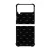 Elegáns szívecskés - BLACK - szives csajos  Samsung Galaxy Z Flip 4 5G tok