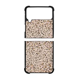 Rose Gold Leopard Wild Beauty Csajos Samsung Galaxy Z Flip 4 5G tok