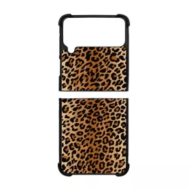 Leopard Wild Beauty Csajos Allat mintas Samsung Galaxy Z Flip 4 5G tok