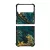 Luxury Blue Aranylo marvany Samsung Galaxy Z Flip 4 5G tok