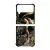 Luxury Golden Black marvanyos marvany mintas Samsung Galaxy Z Flip 4 5G tok
