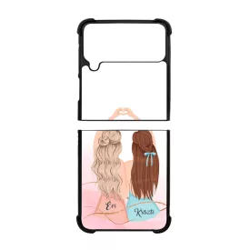 BFF Heart Best Friends forever legjobb baratnos Samsung Galaxy Z Flip 4 5G tok