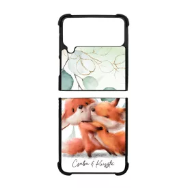 Kerd a neveddel - Fox Love - osz Samsung Galaxy Z Flip 4 5G tok