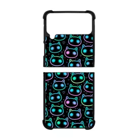 Halloween Macskak - Blue Samsung Galaxy Z Flip 4 5G tok