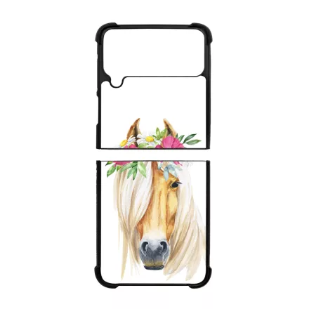 Csodaszép rajzolt lovas Samsung Galaxy Z Flip 4 5G tok