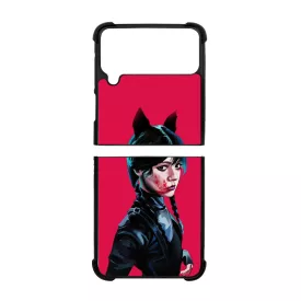 Wednesday Cat Samsung Galaxy Z Flip 4 5G tok
