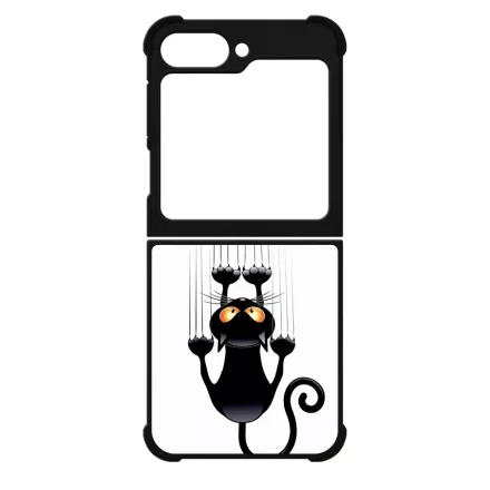 kapaszkodó macska macskás cica cicás Samsung Galaxy Z Flip 6 tok