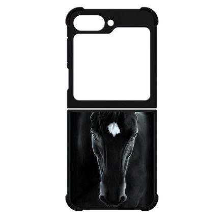 lovas fekete ló Samsung Galaxy Z Flip 6 tok