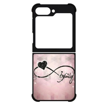 csajos lila infinity infinitis végtelen Samsung Galaxy Z Flip 6 tok