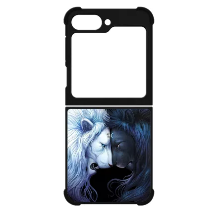 oroszlán napom csillagom yin yang szerelem love Samsung Galaxy Z Flip 6 tok