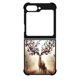 erdő szarvas őz négy évszak Samsung Galaxy Z Flip 6 tok