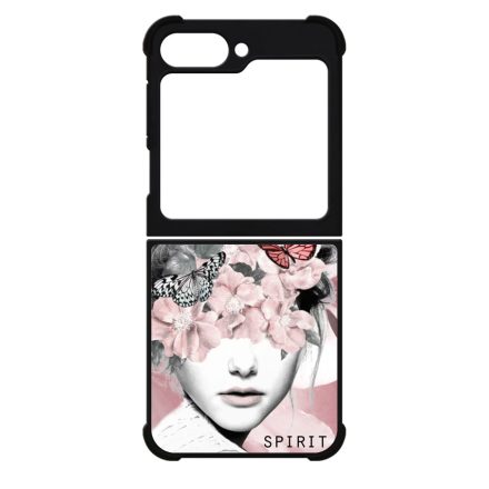Spirit woman art tavaszi viragos Samsung Galaxy Z Flip 6 tok
