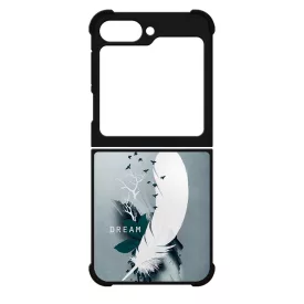 Dream - Álom - Feather, Tollas ajándék nőknek valentin napra Samsung Galaxy Z Flip 6 tok