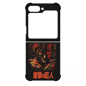 Attack on Titan AOT Eren Samsung Galaxy Z Flip 6 tok