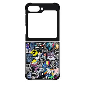 NASA matricabomba astronaut űrhajós stickerbomb Samsung Galaxy Z Flip 6 tok