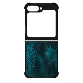 Dark Tropical - Nyári trópusi mintás Samsung Galaxy Z Flip 6 tok