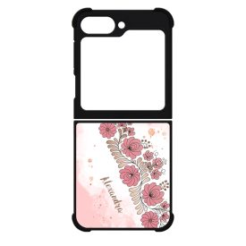 Kérd a neveddel - RoseGold Matyó magyar mintás hungarian folk Samsung Galaxy Z Flip 6 tok