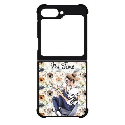 Én időm csajos őszi mintás Samsung Galaxy Z Flip 6 tok